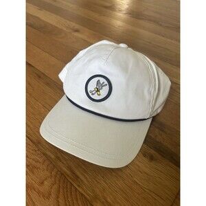 Winged Foot American Needle White Rope Hat Patch Logo Golf One Size Adjustable